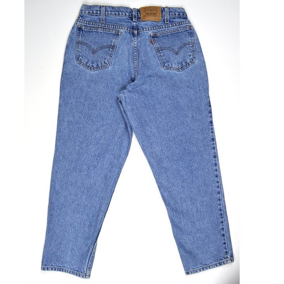 Levi's Vintage Orange Tab Mom Jeans 550 32x27 - Picture 3 of 8
